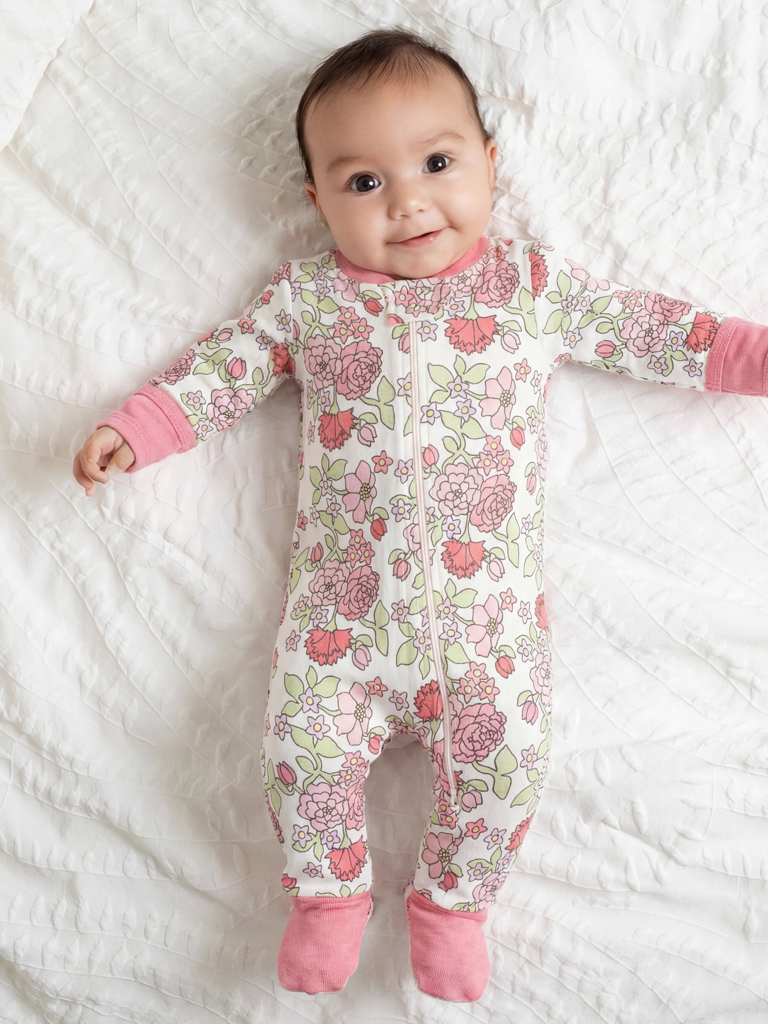 M+A by Monica + Andy, Organic Cotton One-Piece Coverall, Sizes Newborn - 18-24 Months