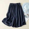 thumbnail image 2 of Afdoent Shorts For Women Loose Wide Leg High Waist Summer Casual Flowy Shorts Soft Lightweight Beach Vacation Shorts, 2 of 3