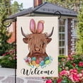 thumbnail image 4 of SIYTUAU Double Sided Linen Garden Flag For Easter Outdoor Spring Décor Welcome Design For Yard Patio Or Front Door Display Model A, 4 of 6