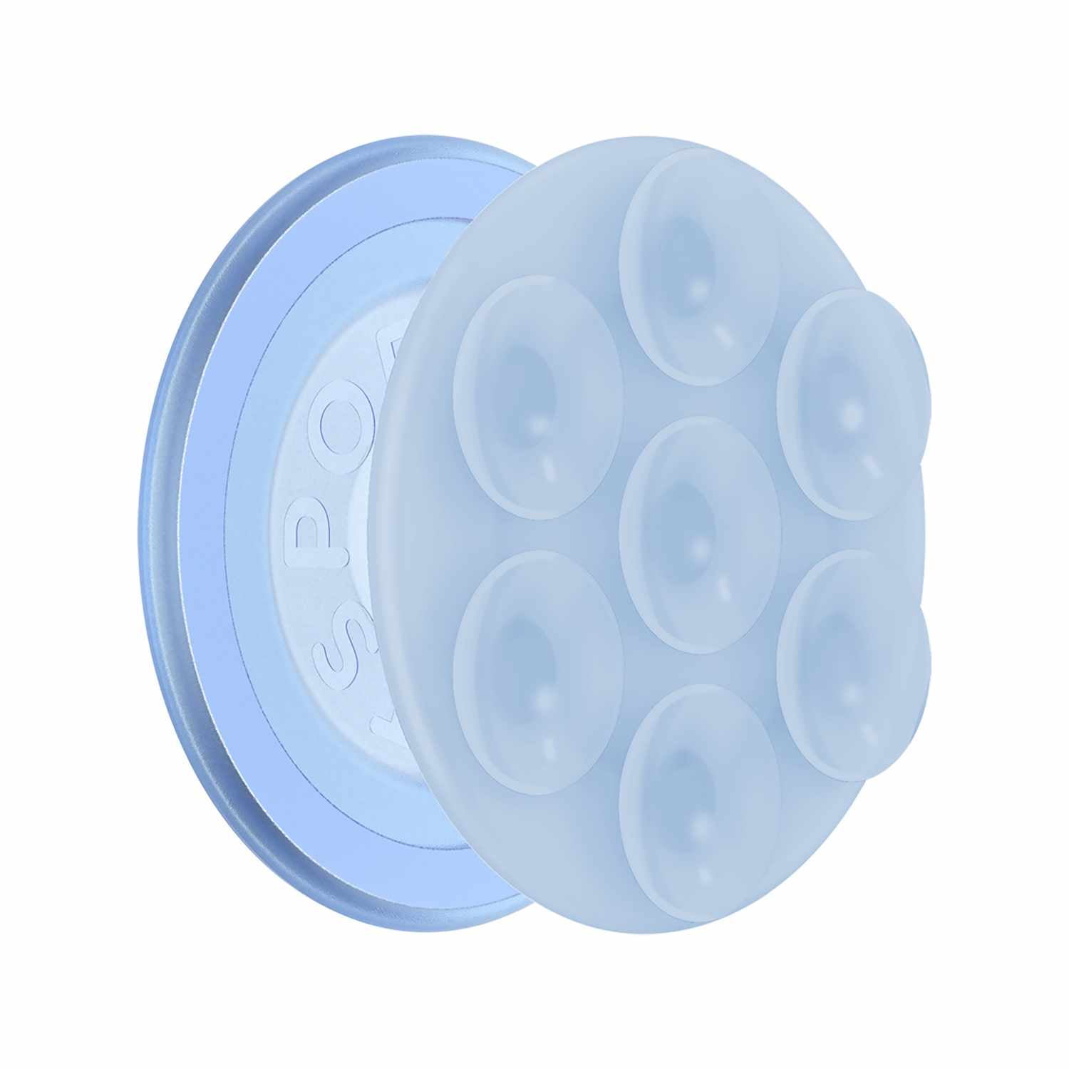 PopSockets PopGrip Suck-Up pour MagSafe Rond avec Adaptateur Frost