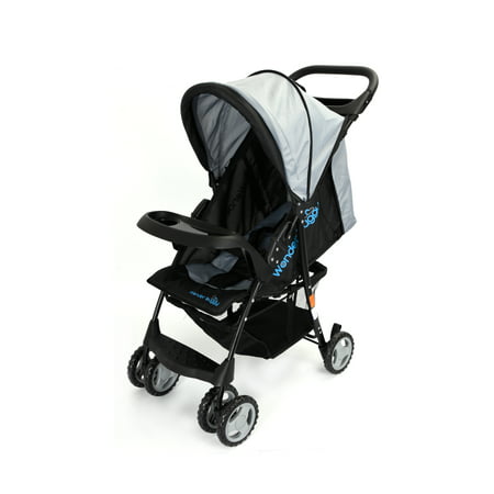 Wonder Buggy Roadmate Multi Position Compact Stroller With Canopy,Basket & Toy Tray - (Best Buggy For Baby And Toddler)