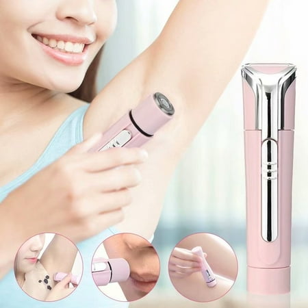 Mini Electric Facial Hair Remover Machine Epilator Shaver Hair Removal Painless Portable Epilators Trimmer Beauty Tools (Best Lady Shaver For Facial Hair)