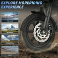 thumbnail image 3 of Foldable 14" Electric Bike for Adults & Teens, 500W Motor, 48V 15.6Ah Removable Battery, Dual Seat Compact Commuter E-Bike UL2849 Certified, 3 of 9