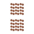 thumbnail image 1 of Inteprter 50 piezas botón de Hallow Color sólido elegante DIY suéter camisa costura tejido sujetador Snap accesorios café Café 2piezas, 1 of 6