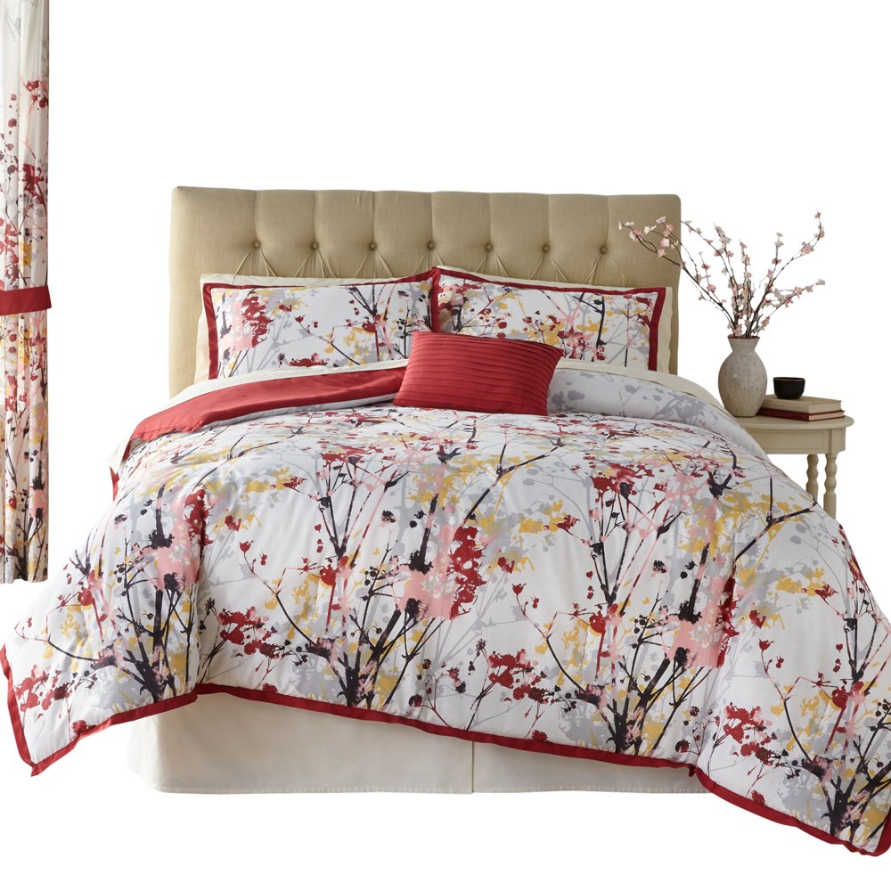 Brylanehome Funky Floral 6Pc. Comforter Set