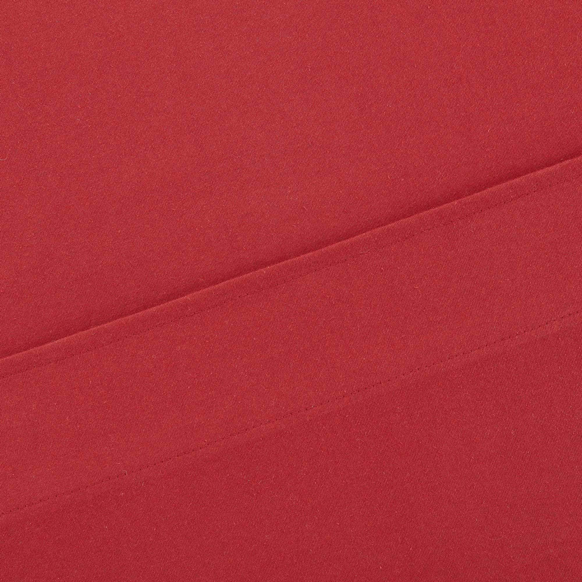 Mainstays Extra Soft Adult Jersey Bed Sheet Set, Twin-XL, Red Sedona, 3 Pieces
