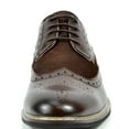 thumbnail image 3 of Bruno Marc Mens Brogues Leather Lined Lace-up Wing-Tip Formal Dress Oxford Shoes PRINCE-09 DARK/BROWN Size 7.5, 3 of 5