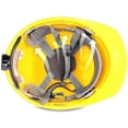 thumbnail image 2 of Safety Hard Hat Customize Logo Protective Head Outdoor Work Hat (White (standard)), 2 of 12