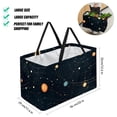 thumbnail image 2 of Constellation Large Foldable Oxford Cloth Laundry Basket Beach Bag Shopping Basket Grocery Bags, 2 of 7