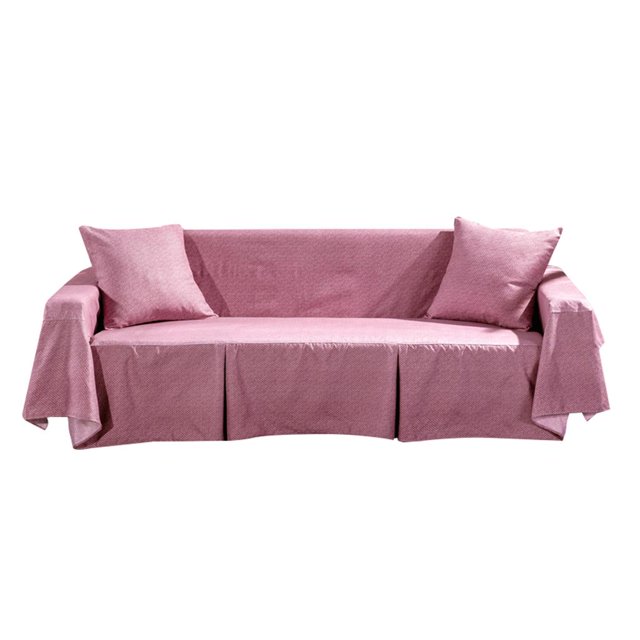 Fundas De Silla De Sofá Jacquard Con Funda Deslizante Sofá Elástico Con Funda 3 plazas rosa Zulema Funda de sofá