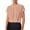 Light Pink, variant on MIXUE Women Blouses Solid Color Lapel Short Sleeve Button Up Casual Work Loose Fit Womens Summer Tops Daily-Wear,Beige,M