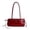 Red, variant on Women Underarm Bag Korean Style Pu Shoulder Purse Sweet Bowknot Single Oulder Bag Long Strap for Party And Daily(pinkish)