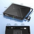 thumbnail image 3 of External Optical Drive Box USB3.0 Mobile Disc Reading CD Playback External Optical Disc Drive DVD Burning and Recording, 3 of 5