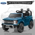 thumbnail image 4 of Ford F150 Raptor 24V Ride on Cars for Kids, Extra large Real 2 Seater Ride on Toys with Remote Control, Bluetooth, LED, Truck Storage, Electric Vehicles Ride on Truck for Boys Girls Gifts, 4 of 9
