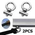 thumbnail image 4 of Topes de riel de toldo de acero inoxidable, 2 uds., para caravana, autocaravana, multipropósito para soporte de lona, ​​marcador de toldo, 4 of 5