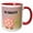 Red/White, variant on 3drose, Scarlett- Girls Names Ladybug, 11oz Two-tone Yellow Mug