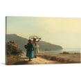 thumbnail image 1 of ARTCANVAS Two Women Chatting By The Sea St. Thomas 1856 Canvas Art Print by Camille Pissarro - Size: 18" x 12" (0.75" Deep), 1 of 9