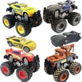 thumbnail image 2 of Disney Pixar Cars 2 3 Lightning McQueen Black storm jackson Cruz Mater Big wheel offroad coches de aleación de metal juguetes para niños, 2 of 5