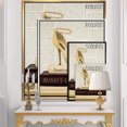 thumbnail image 2 of Gold Fashion High Hells III - Posh & Luxe Framed Canvas, 2 of 3
