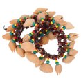 thumbnail image 4 of ColoMX 2 piezas Pulsera creativa de nuez de nuez tambor africano timbre de instrumentos musicales juguete, 4 of 7