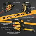 PREXISO 2in1 Laser Tape Measure, 135Ft Rechargeable Laser Measurement
