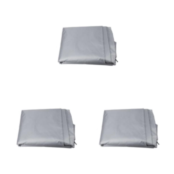 Wosthever Barco en perfectas condiciones Cubierta para barco de poliéster a prueba de polvo Cubierta impermeable y a prueba de polvo plateada Type1 NO1