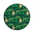 thumbnail image 2 of Easygdp St Patrick's Day9 Automobile Tire Dust Cover, 14-17in Spare Tire Cover Universal Fit for Trailer, Car, Truck, SUV, Jeep - 15 inch, 2 of 9