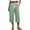 Mint Green Pants for Women, variant on Cargo Capri Pants for Women with Pockets Straight Leg Loose Fit Drawstring Waisted Casual Capris