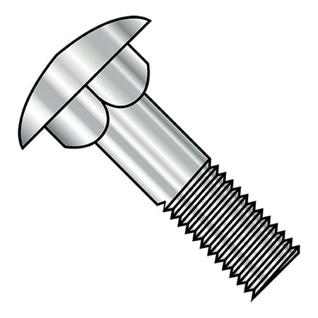 

M8-1.25X35 Metric DIN603 Carriage Bolt Partial Thread A4 Stainless Steel (Pack Qty 200) BC-M835D603A4