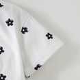 thumbnail image 6 of ITSAME Girls Summer Outfit 2-Piece, Flower Print T-Shirt and Casual Shorts Kids Loose Fashion Clothing Set White Size 1-2T, 6 of 8
