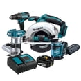 thumbnail image 1 of Kit Inalámbrico Completo De Carpintería Makita DLX3165ST + DHP482Z, 1 of 8