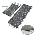GZJCKJY Doormat Spring and Summer Flowers and Plants Pvc Floor Mats Non
