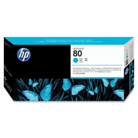 HP 80 (C4821A) Original Printhead - Single Pack Inkjet - Cyan