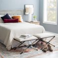thumbnail image 2 of Remi Campaign Accent Stool, 2 of 9