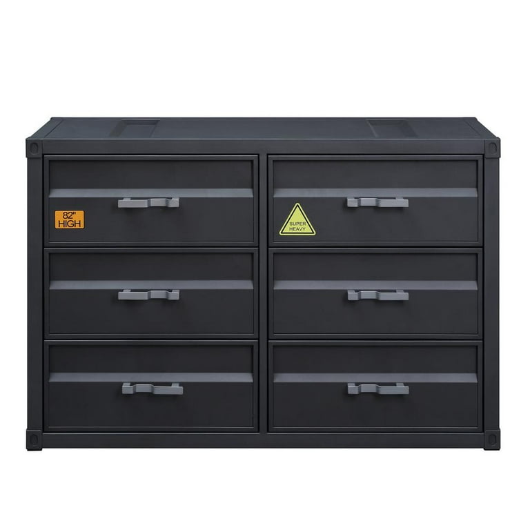 専用【ACME FURNITURE】 Acme Furniture Cargo Dresser in Gunmetal Finish - Walmart.com