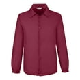 thumbnail image 4 of Team 365 TT75 Unisex Zone Protect Coaches Jacket-Sport Maroon-L, 4 of 6