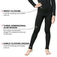 HEROBIKER Kids' Wool Lined Thermal Underwear Set, Long John Top ...