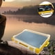 thumbnail image 3 of Caja transparente de doble cara, portátil, con tapa transparente, ligera y con múltiples compartimentos. Amarillo Grande, 3 of 8