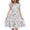 White J, variant on THDHVS Kids Dress,Delightful Short Sleeve Dress with Double Ruffle Sleeves for Girls Summer Casual Wear Special Day and Party,White Dress for Girls White J