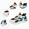 thumbnail image 5 of CAUYDY Kids Boys Girls Athletic Mesh Running Shoes Breathable Lightweight Non Slip Sneakers with Hook and Loop for Outdoor and Indoor Play(L101-Black,11.5), 5 of 9