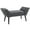 Dark Grey, variant on HOMCOM Button Tufted Entryway Bench, Linen Upholstered Bedroom Bench