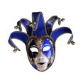 thumbnail image 1 of Máscara de Mardi Gras de Halloween, máscara de carnaval, decoración, máscara de graduación, máscara de mascarada para Azul, 1 of 9