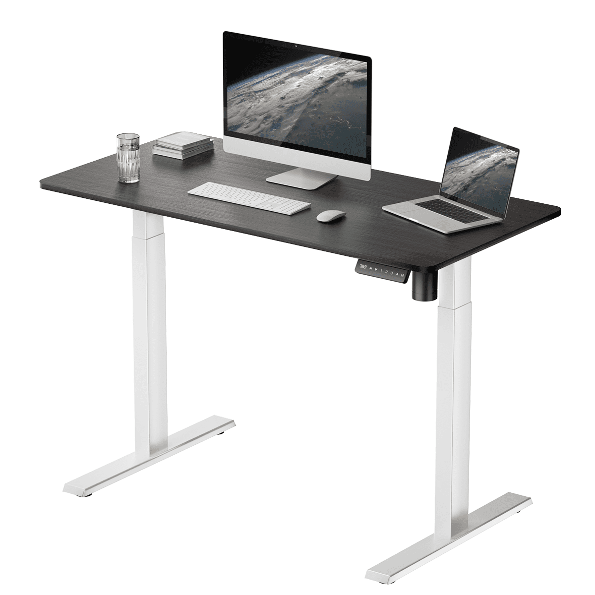 Electric Standing Desk Height Adjustable Sit Stand Table Computer PC Workstation 