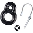 thumbnail image 4 of Queilt Bike Trailer, Bike Coupler Hitch 2 Pack, Compatible with Bike Trailers, Flat and Angled Coupler for Various Bicycle Sizes, Models and Styles, Bike Trailer Parts, 4 of 5