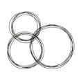 thumbnail image 5 of CosmoLiving by Cosmopolitan Black Metal Overlapping Ring Plate Wall Decor, 5 of 11