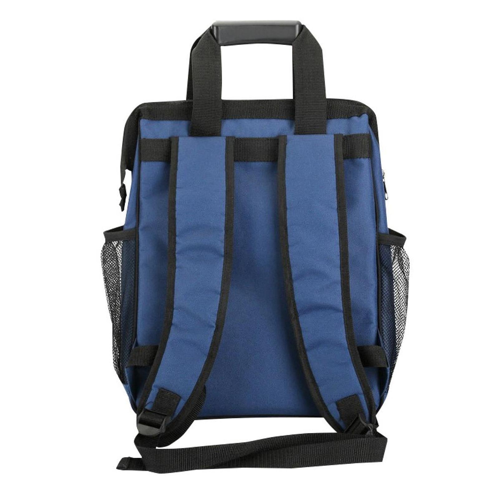 MAGIDEAL Tool Backpack Blue Oxford Cloth Work Waterproof with Storage Pocket Tool Bag Height 40 cm