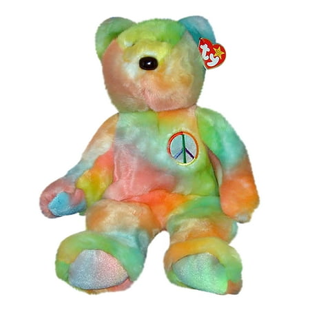 Ty Buddy: Peace the Bear | Stuffed Animal | MWMT s price history on PriceWatchPro