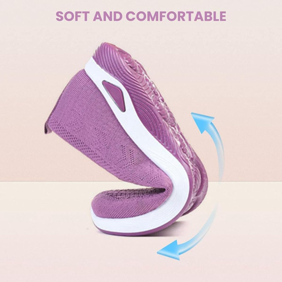 Peinaina Sneakers, Women's Slip On Sneakers, Wide Width, Orthopedic Walking Shoes, Breathable, Comfortable