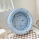 thumbnail image 4 of Inflatable Pool Baby, Retro Style, Thickened PVC, Blue Dinosaur Pattern, Family Friendly Pool, 4 of 5