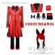 thumbnail image 3 of ALASTOR Cosplay tamaño infantil Hazbbin Anime Cosplay disfraz peluca orejas Hotel accesorios Halloween uniforme hombres mujeres chaqueta traje rojo, 3 of 5